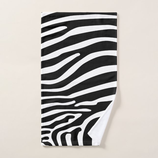 Imprimé animalier zèbre (Serviette à main)