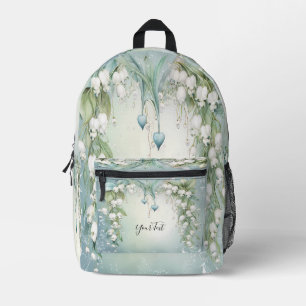 Imprimé Aquarelle Lily de la Vallée sac à dos Coupe Sac à