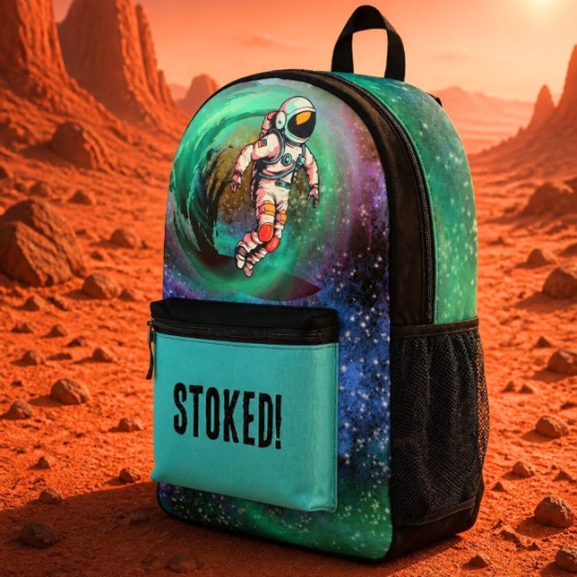 Imprimé Astronaute du surf | Sac à dos stocké (Créateur téléchargé)