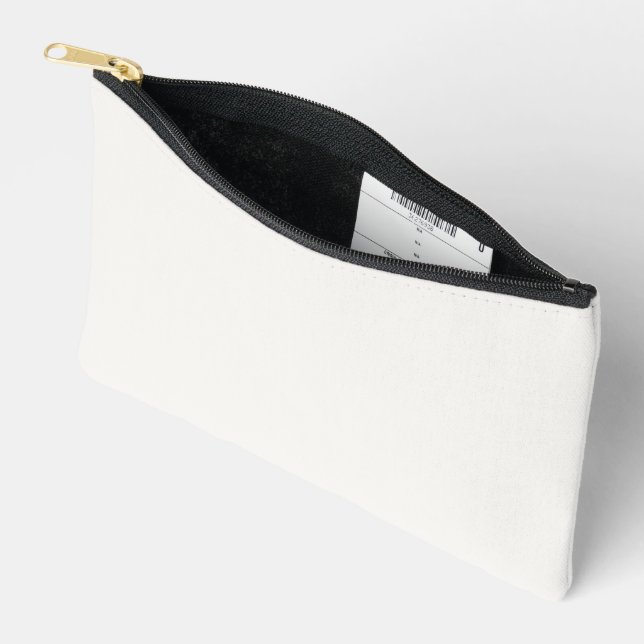 Imprimé blanc cassé Coupe coudre petit sac d'acces (Ouvrir)