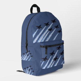 Imprimé Blue Angels Jet Avions Volant Boys Sac à dos