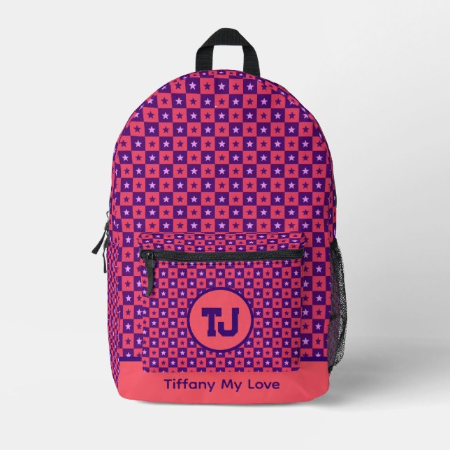 Imprimé Cadeau mignon de vacances Sac à dos pour filles (Recto)
