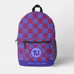 Imprimé Chic Retour À L'École Sac À Dos De Voyage Pour Gar