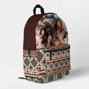 Imprimé Conception de sac à dos tribal Esprit de force