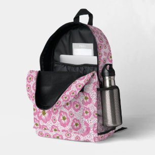 Imprimé Conception Rose sauvage sur sac à dos