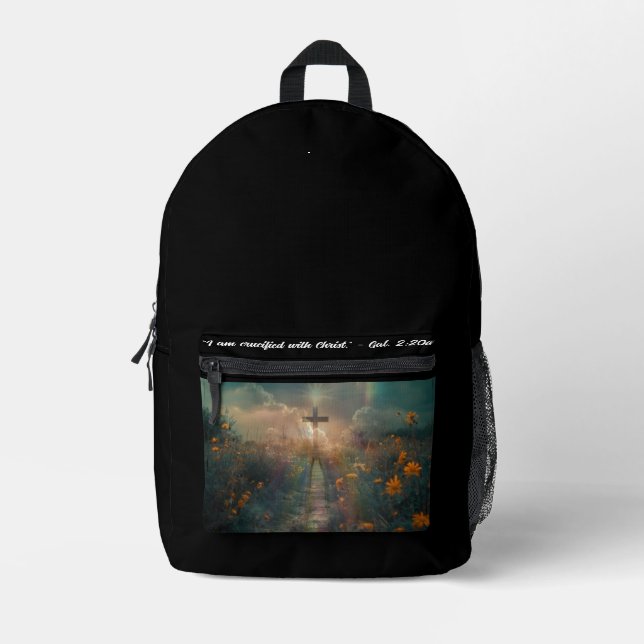Imprimé Crucifié avec le sac à dos Christ (Recto)