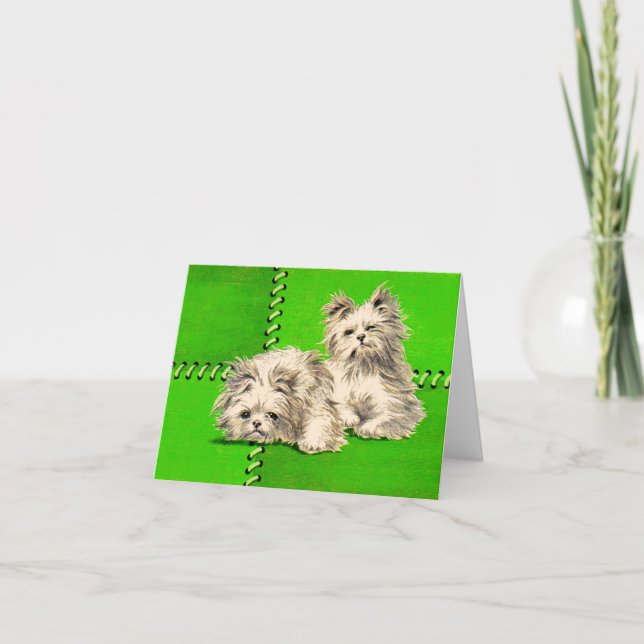 imprimé de chiens de couverture mignons (Devant)