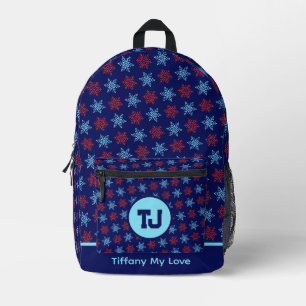 Imprimé Elégant Favoriser Cadeau Monogrammé Sac à dos de l