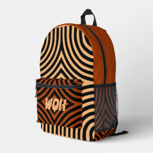Imprimé Emballage d'illusion et sac à dos de monogramme pe