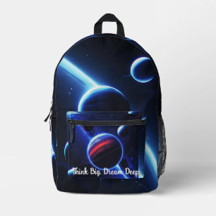 Imprimé Espace profond - Sac à dos en galaxie gras