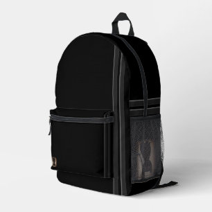 Imprimé figdewdrops Blinky la chauve-souris Sac à dos noir