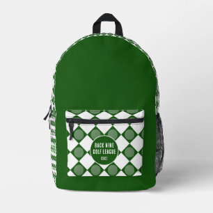 Imprimé Golf League Pride : sac à dos personnalisé du club