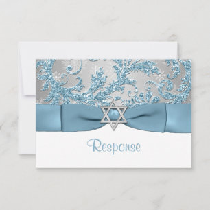 IMPRIMÉ - Hiver Wonderland Bat mitzvah RSVP