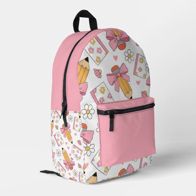 Imprimé Joli et préparé : Sweet School Days sac à dos (Coin arrière gauche)