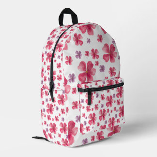 Imprimé Joli sac à dos à fleurs