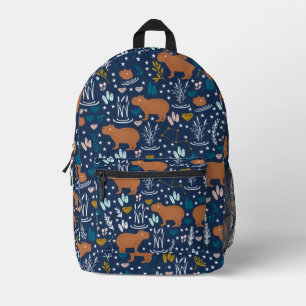 Imprimé Joli sac à dos Capybara