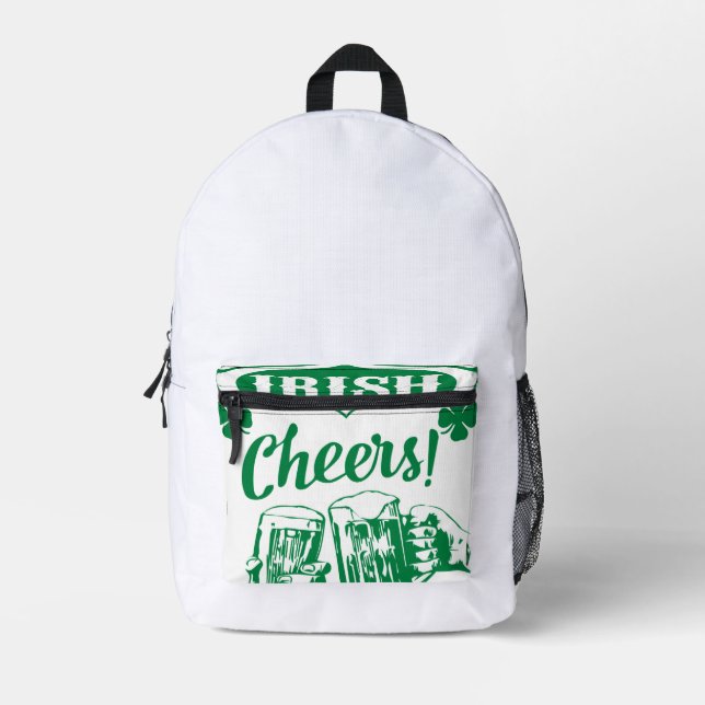 Imprimé La Saint-Patrick, sac à dos (Recto)