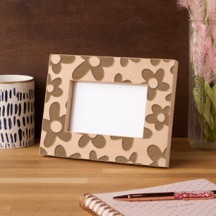 Imprimé laser à papier rétro cadre en bois broché