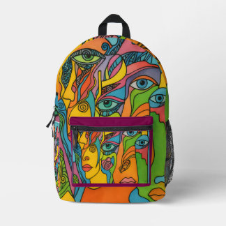 Imprimé Le sac à dos funky