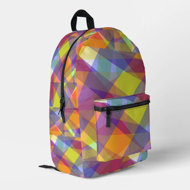 Imprimé Light Geometric - Sac à dos (Coin arrière gauche)