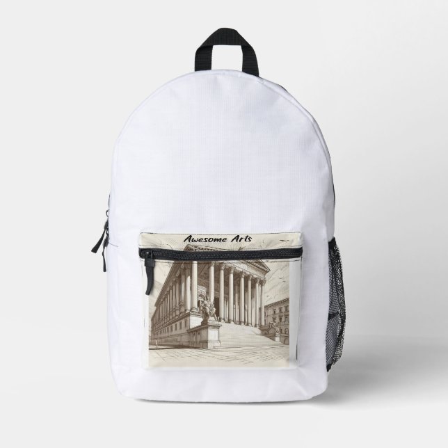 Imprimé Magnifique sac à dos Arts (Recto)