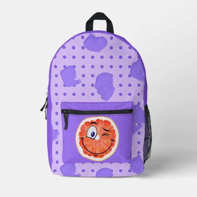 Imprimé MÊME HEURE ET MOI Sac à dos ! Imprimer le sac de c (Recto)