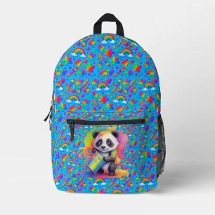 Imprimé Miro l'ours panda — Sac à dos Col Cut Sew Bag