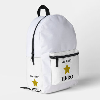 Imprimé Mon premier héros sac à dos – Cadeau de famille si