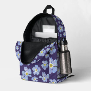 Imprimé Oubliez-moi de ne pas concevoir sur le sac à dos