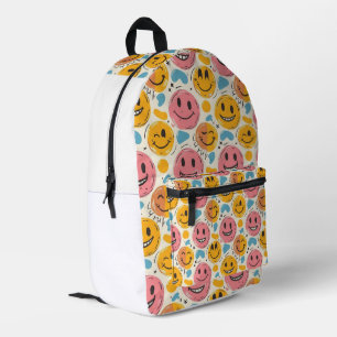 Imprimé Parade de l'humeur : sac à dos souriant coloré