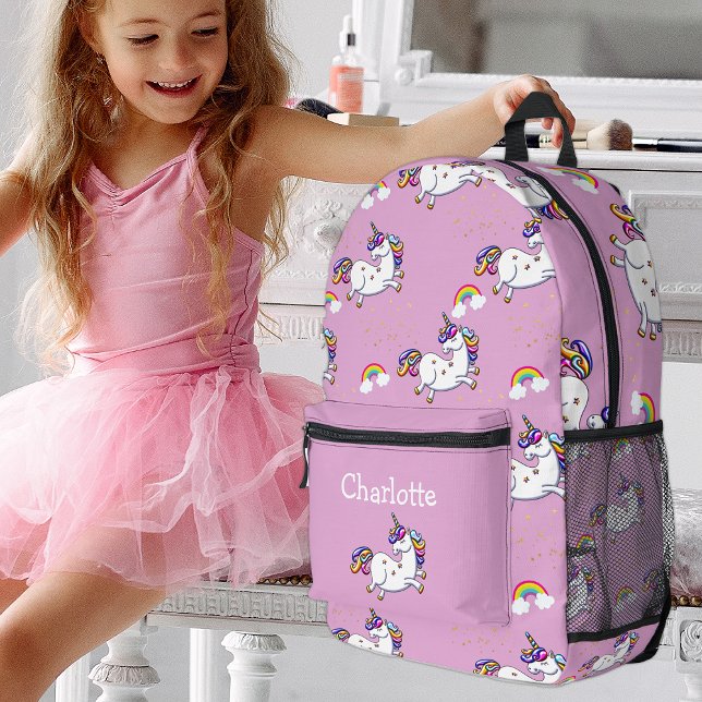 Imprimé Pink clair Unicorn Dream sac à dos (Créateur téléchargé)