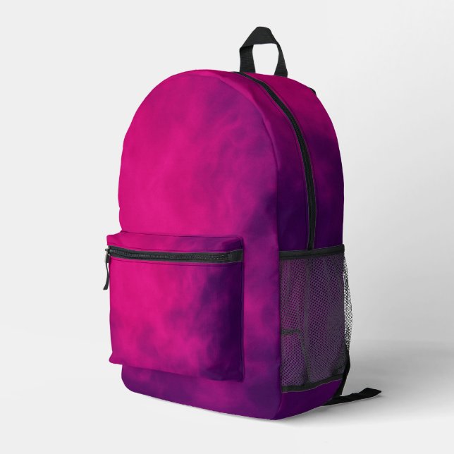 Imprimé Pink Purple Gradient sac à dos - Personnalisable (Coin arrière droit)
