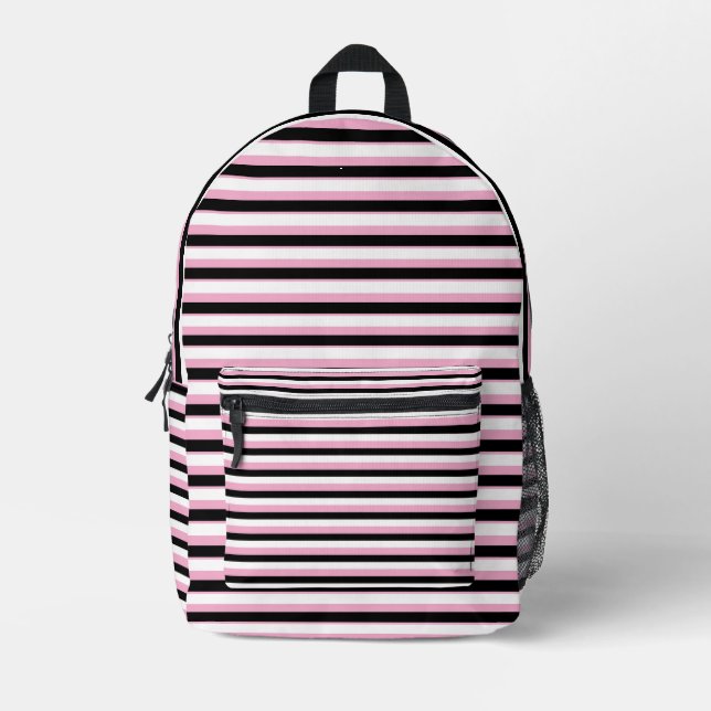 Imprimé Pour les filles douces – Sac à dos rose tendre (Recto)