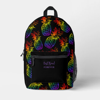 Imprimé Print Cut Sew Sew sac à dos Rainbow Pineappy