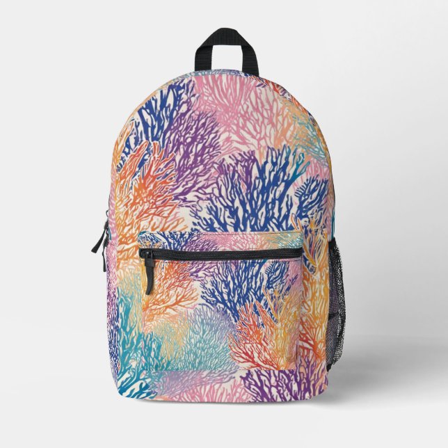 Imprimé Rainbow Sea Fan Garden - sac à dos (Recto)