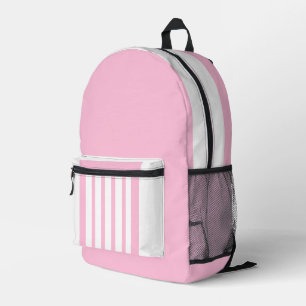 Imprimé Retour À L'École Pink Blanc Enfants Sac À Dos Impr