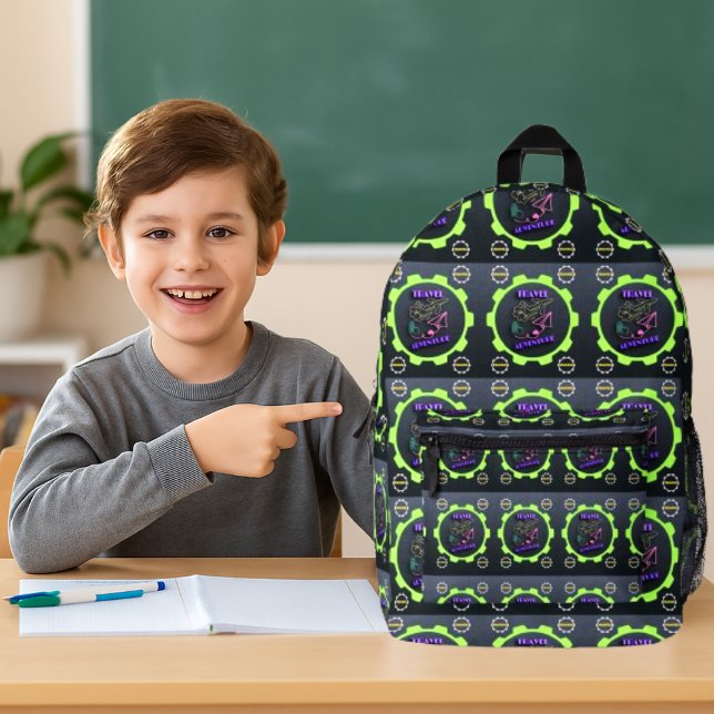 Imprimé Retour à l'école, sac à dos Time Trek (Créateur téléchargé)
