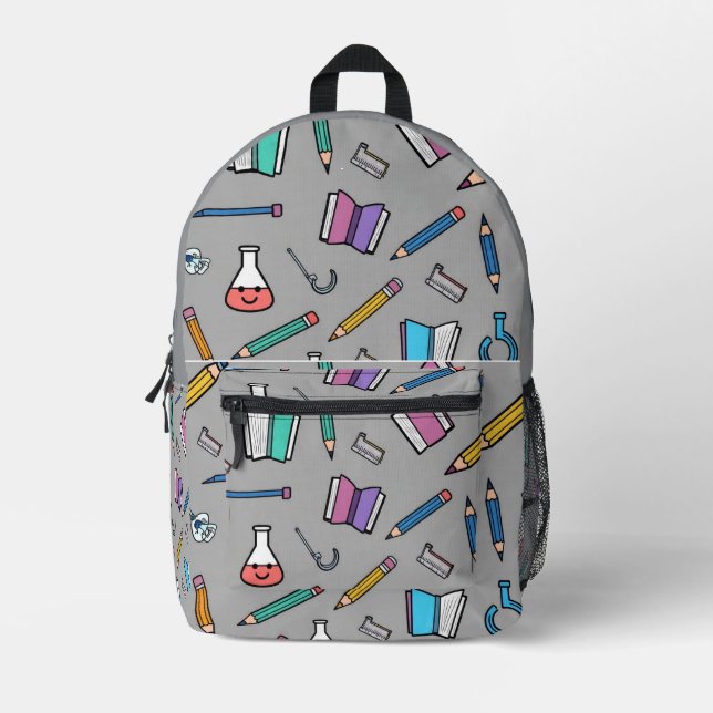 Imprimé Retourner À L'École Sac À Dos (Recto)