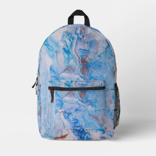 Imprimé Sable et sac à dos mer
