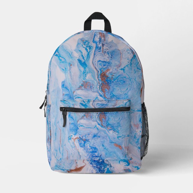 Imprimé Sable et sac à dos mer (Recto)