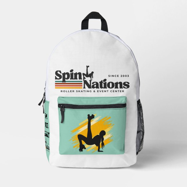 Imprimé Sac à dos 2025 Retro SpinNations (Recto)