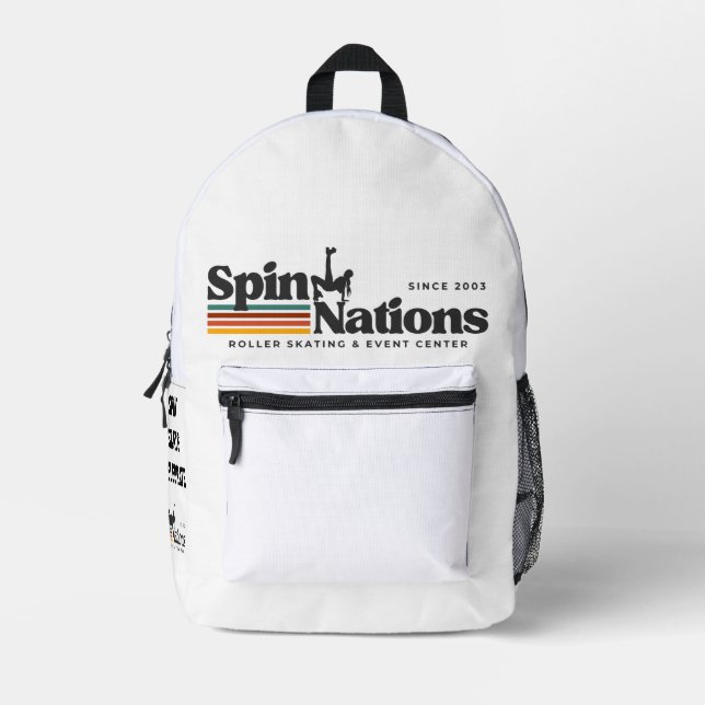 Imprimé Sac à dos 2025 Retro SpinNations (Recto)