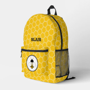 Imprimé Sac à dos à coudre personnalisé Bee Bee Bee