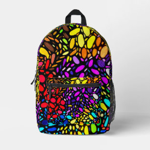 Imprimé Sac à dos à flux de couleurs