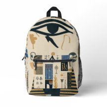 Sac à dos à impression ancienne