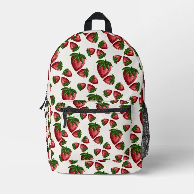 Imprimé Sac à dos à motif de fraise Berry Sweet (Recto)