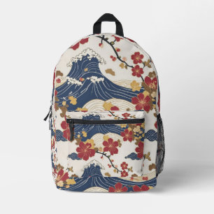 Imprimé Sac à dos à motif de kimono japonais traditionnel