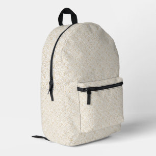 Imprimé Sac à dos à motif géométrique de luxe neutre