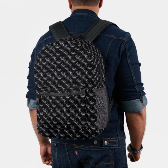 Imprimé Sac à dos aspect cuir noir robuste (Insitu (Modèle))