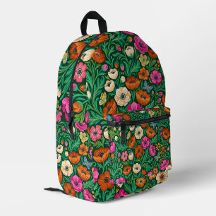 Imprimé Sac à dos aux anémones scandinaves colorées abstra
